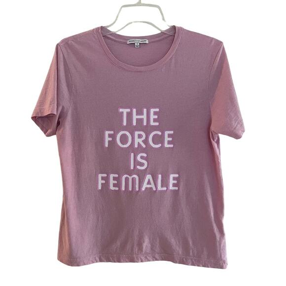 Rebecca‎ Minkoff "The Force is Female" T Shirt Size Small - Picture 2 of 9